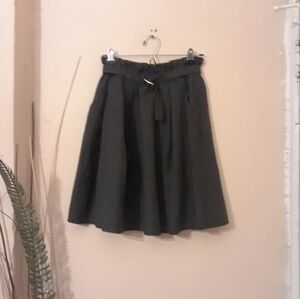 AG plus Women grey paper bag mini skirt size small